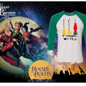 Disney, HOCUS POCUS, Themed, Halloween Raglan